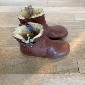Bobux Tahoe Arctic Brown Leather Winter Boot Little Kids Size 11.5 (29)